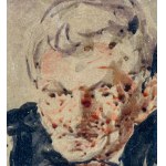 UNIDENTIFIED SIGNATURE, Seated Street Artist