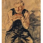 UNIDENTIFIED SIGNATURE, Seated Street Artist