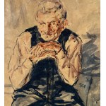 UNIDENTIFIED SIGNATURE, Seated Street Artist