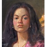 ANONIMO, Portrait of a woman seated in an armchair