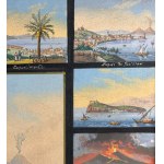 ANONIMO, Grouping of 17 views of various Neapolitan locations