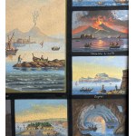 ANONIMO, Grouping of 17 views of various Neapolitan locations