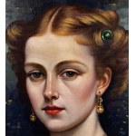 ANONIMO, Portrait of an elegant woman