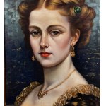 ANONIMO, Portrait of an elegant woman