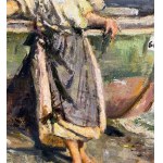 UNIDENTIFIED SIGNATURE, Woman by the Seaside