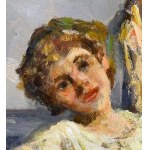 UNIDENTIFIED SIGNATURE, Woman by the Seaside