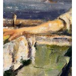UNIDENTIFIED SIGNATURE, Woman by the Seaside
