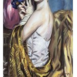 UNIDENTIFIED SIGNATURE, Woman and flowers