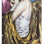 UNIDENTIFIED SIGNATURE, Woman and flowers