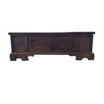 Pair of solid walnut chests