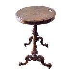 Walnut burl table