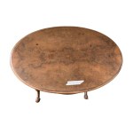 Walnut burl table