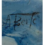 Antonio Bertè, Street with figures - Antonio Bertè