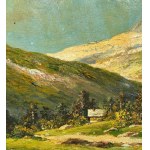 UNIDENTIFIED SIGNATURE, Mountain landscape