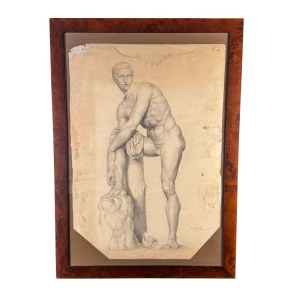 ANONIMO, Male Nude (academic)