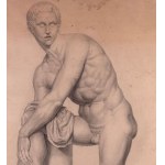 ANONIMO, Male Nude (academic)
