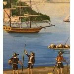 ANONIMO, Seascape with the Island of Procida and boats