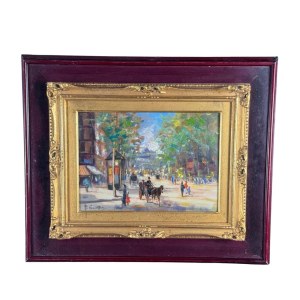 UNIDENTIFIED SIGNATURE, Street with figures