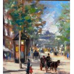 UNIDENTIFIED SIGNATURE, Street with figures