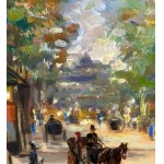 UNIDENTIFIED SIGNATURE, Street with figures
