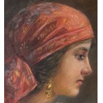 SCUOLA ITALIANA, Profile of a woman with a turban