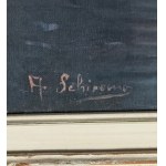 SCUOLA ITALIANA, Landscape with river and figures