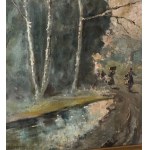 Eduardo Cortese, Landscape with figures - Eduardo Cortese