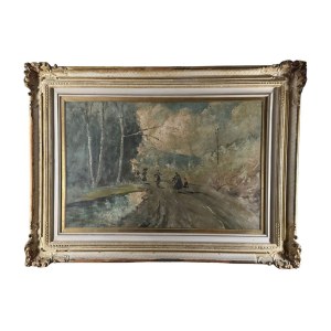 Eduardo Cortese, Landscape with figures - Eduardo Cortese