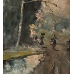 Eduardo Cortese, Landscape with figures - Eduardo Cortese