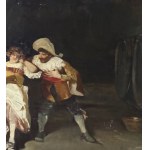 Francesco Peluso, Figures in a tavern - Francesco Peluso