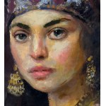 ANONIMO, Portrait of a Woman with Turban