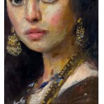 ANONIMO, Portrait of a Woman with Turban