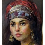 ANONIMO, Portrait of a Woman with Turban