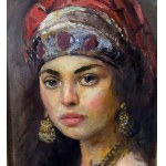 ANONIMO, Portrait of a Woman with Turban