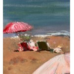 ANONIMO, Coastal scene with bathers