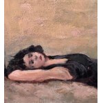 ANONIMO, Coastal scene with bathers