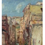 NICOLA CANZANELLA, Street with buildings - NICOLA CANZANELLA