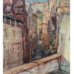 NICOLA CANZANELLA, Street with buildings - NICOLA CANZANELLA