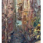 NICOLA CANZANELLA, Street with buildings - NICOLA CANZANELLA