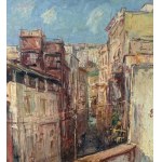 NICOLA CANZANELLA, Street with buildings - NICOLA CANZANELLA