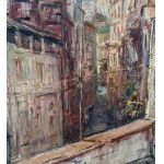 NICOLA CANZANELLA, Street with buildings - NICOLA CANZANELLA