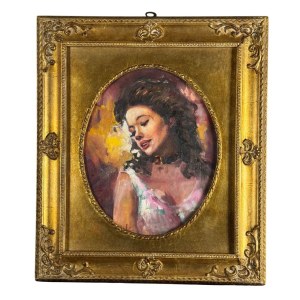 Carlo Roberto La Volpe, Portrait of a woman - Carlo Roberto La Volpe