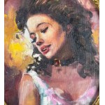 Carlo Roberto La Volpe, Portrait of a woman - Carlo Roberto La Volpe