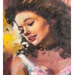 Carlo Roberto La Volpe, Portrait of a woman - Carlo Roberto La Volpe