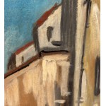 ANTONIO ASTURI, Seaside view with boats ashore - ANTONIO ASTURI