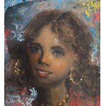 ROBERTO CARIGNANI, Portrait of a young Roma girl - ROBERTO CARIGNANI