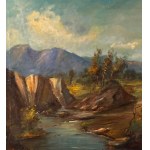 UNIDENTIFIED SIGNATURE, Mountain landscape
