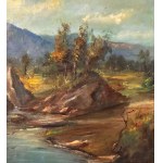 UNIDENTIFIED SIGNATURE, Mountain landscape