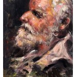 ANONIMO, Profile of an Elderly Man