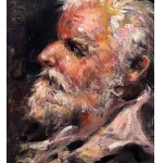 ANONIMO, Profile of an Elderly Man